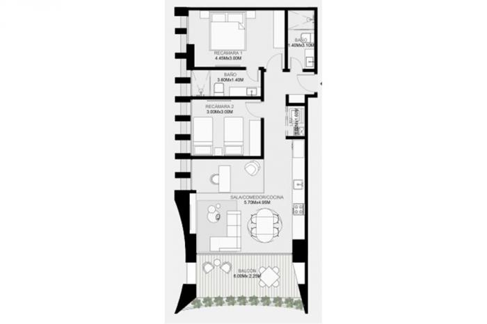 Venta de apartamento en coco del mar, vía cincuentenario