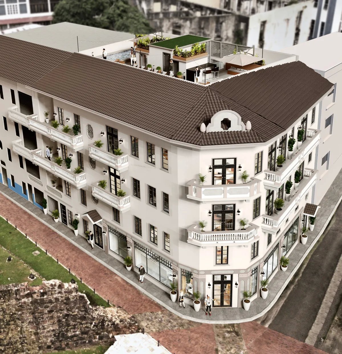 Venta de apartamentos en Mansión Baluarte, Casco Antiguo