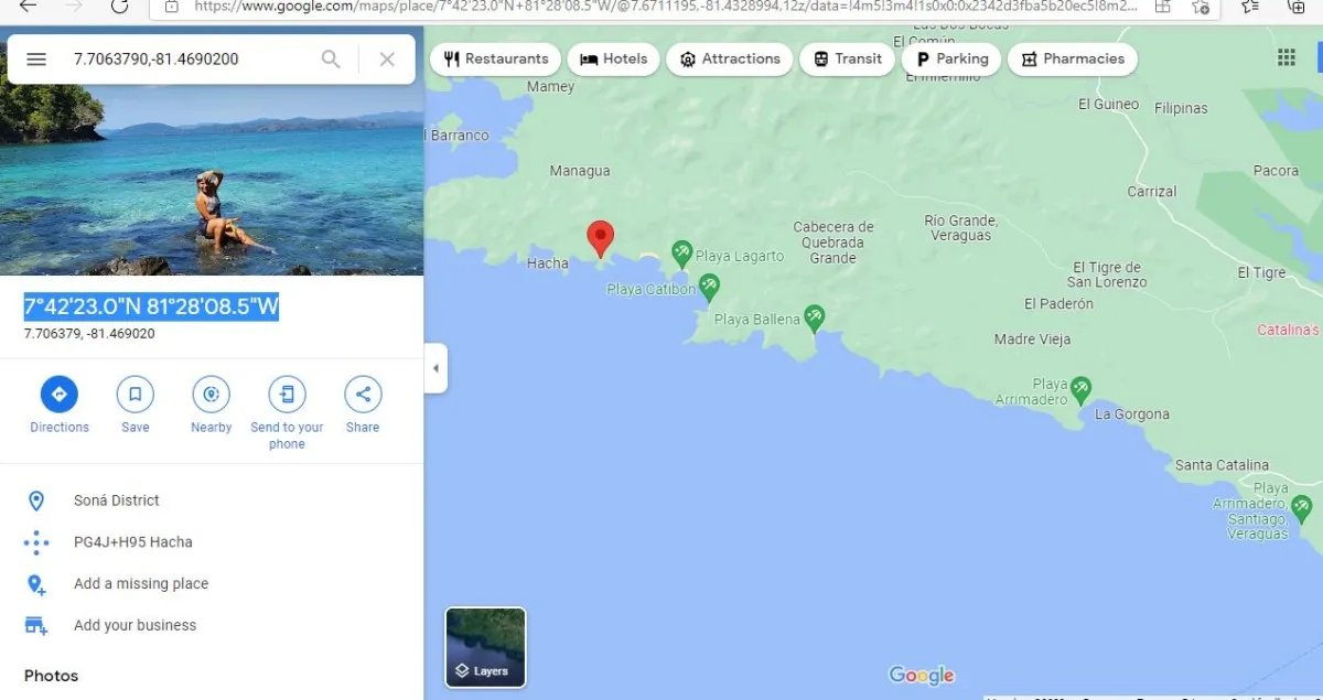 PROPERTY FOR SALE IN PLAYA NARANJITO 14.5 HECTARES (35.83 ACRES), PUERTO ESCONDIDO; NEAR TO THE PLAYA ARRIMADERO, SONÁ