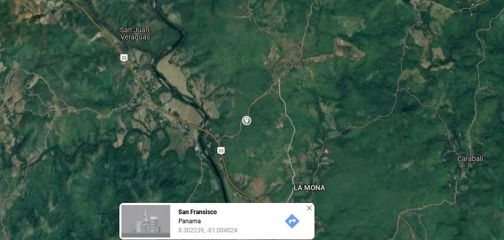 PROPERTY FOR SALE IN SANTA FE, VERAGUAS. 39 HECTARES (96.37 ACRES).