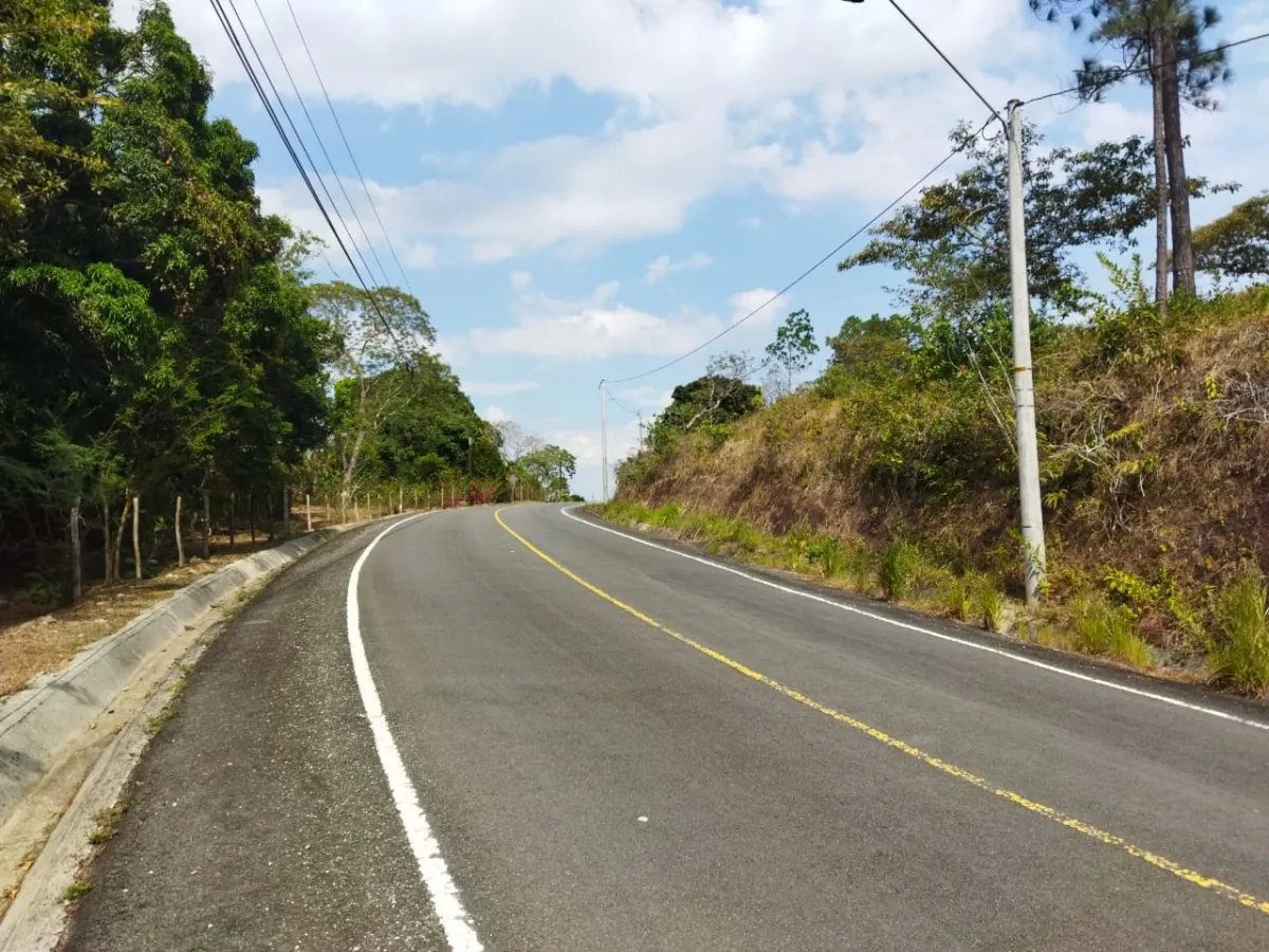PROPERTY FOR SALE ON THE EDGE OF PAVED ROAD, IN THE REGION OF PENONOME. OF 1.1 HECTAREAS (2.71 ACRES)
