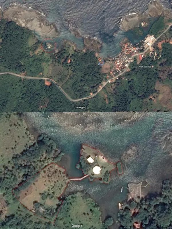 PROPERTY FOR SALE Caribbean beach front home and boat dock for sale with almost 2 acres of land minutes from San Blas islands - Bargain!
