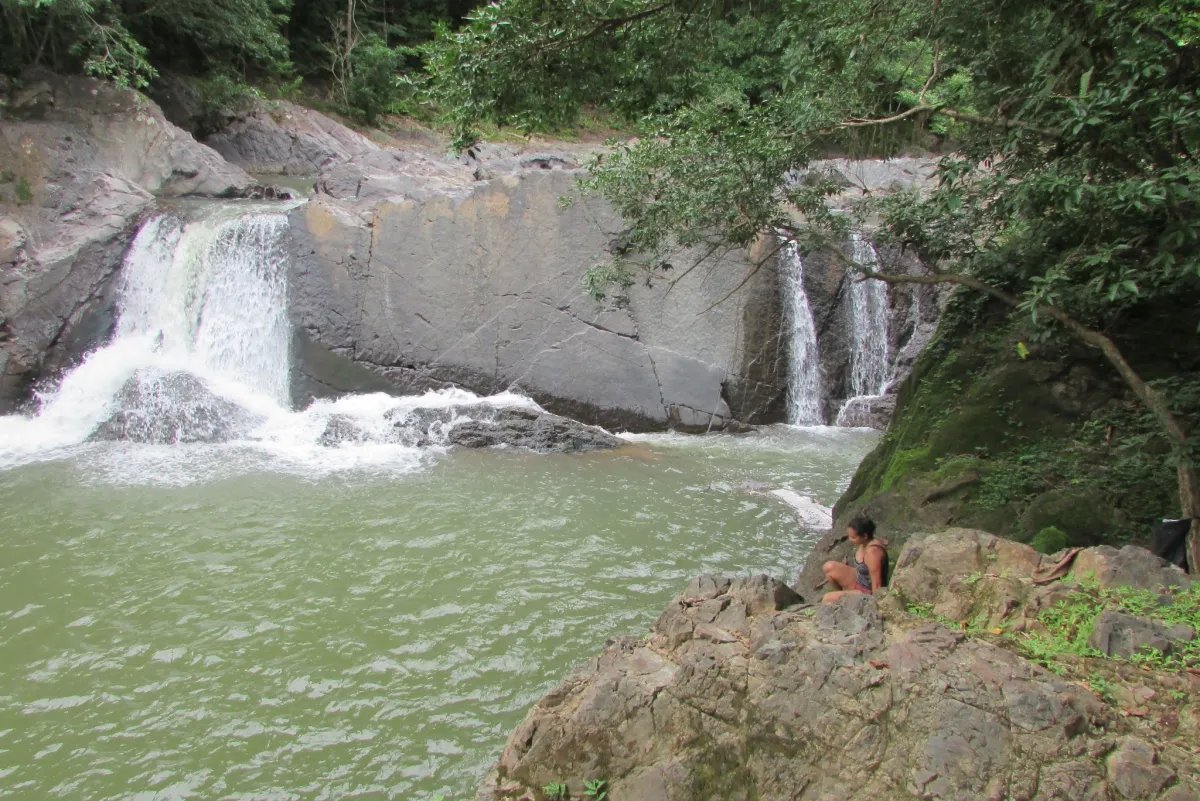 THE ZUMBON WATERFALL