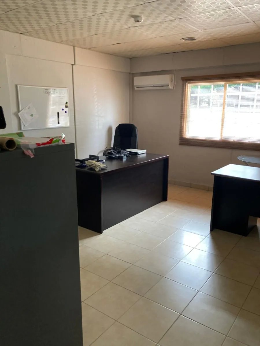 Huge workshop, offices and residential building on a large plot of land
