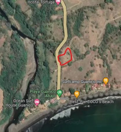Gran venta de dos lotes en playa Guanico, a 18 km de Tonosi, separados o juntos: ambos son linderos.