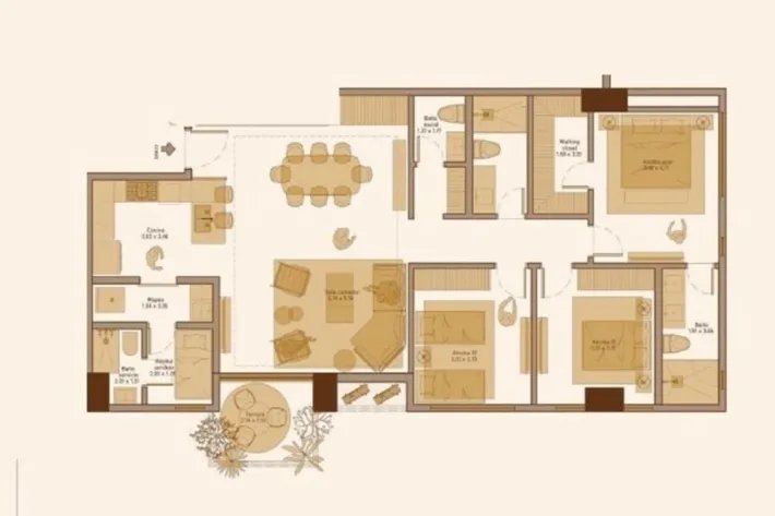 Apartamento en venta en santa maría, panamá
