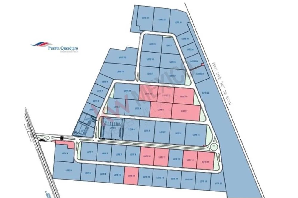 Terreno industrial en venta / industria pesada / parque industrial puerta querétaro
