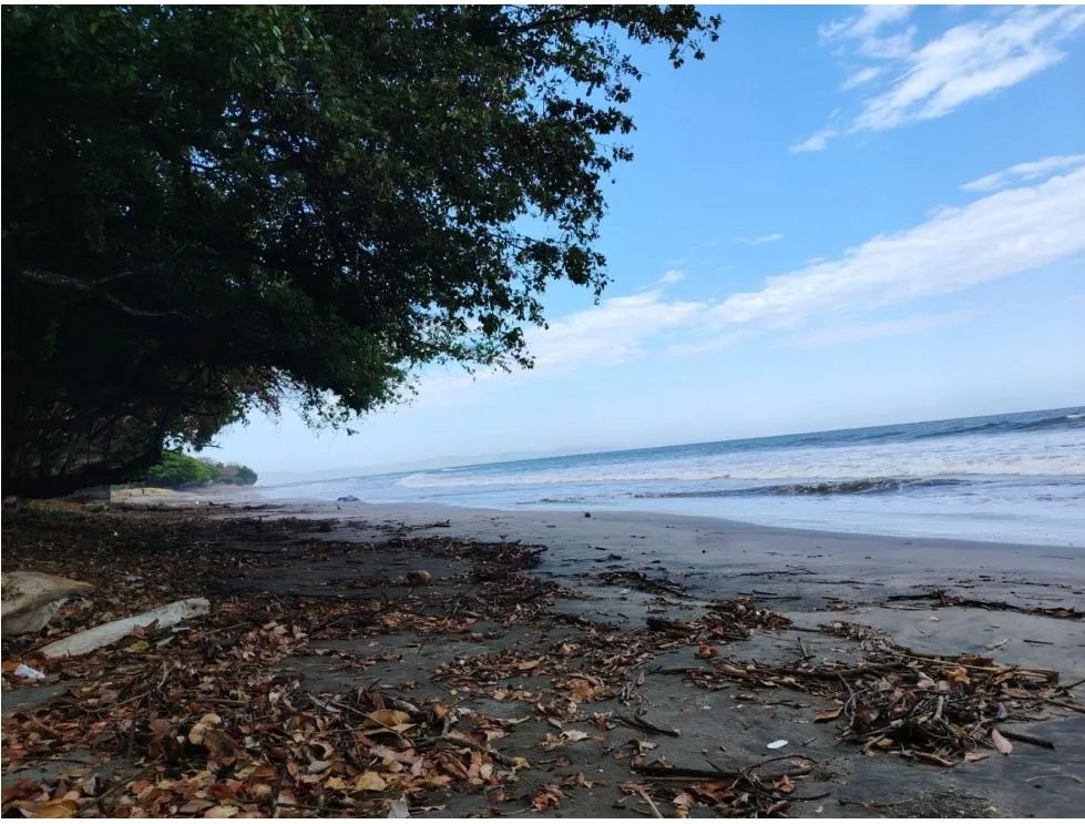 Venta de lote titulado frente al mar en playa bucaro