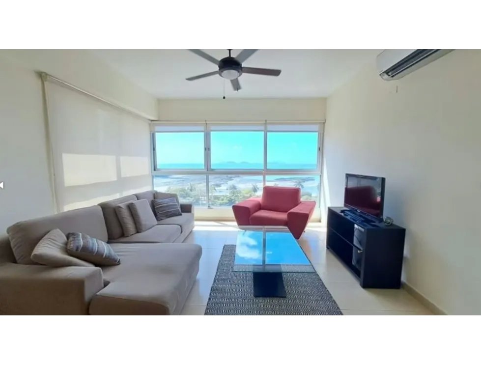 Apartamento amoblado en alquiler  ph grandbay, avenida balboa