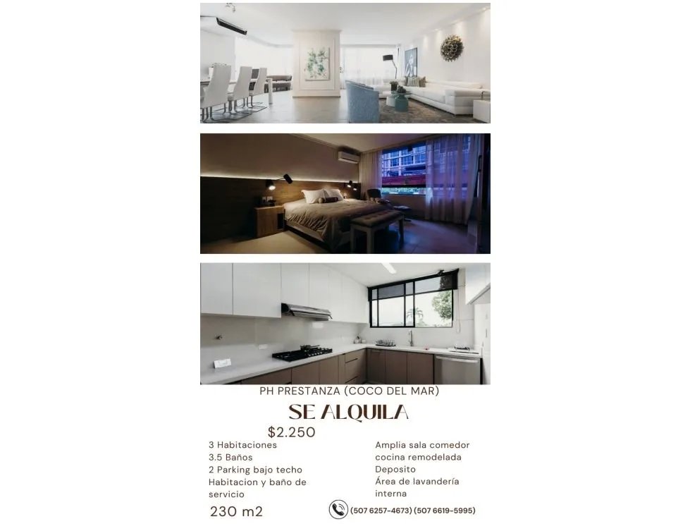Venta de apartamento en ph prestanza