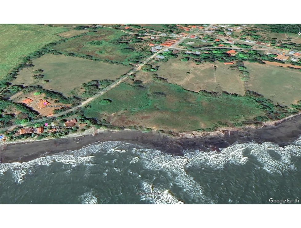 Terreno frente al mar en pocrí  20,575 m² con 200 m de playa