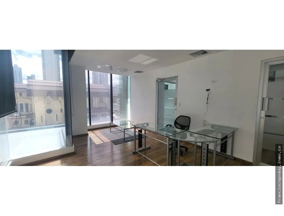 Alquiler de oficina en avenida samuel lewis, obarrio