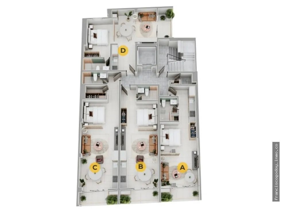 Apartamento en venta, santa ana