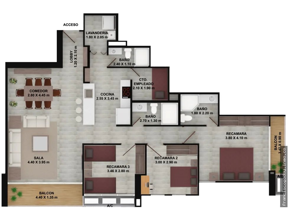 Venta de apartamento en azurre ph 42, bella vista