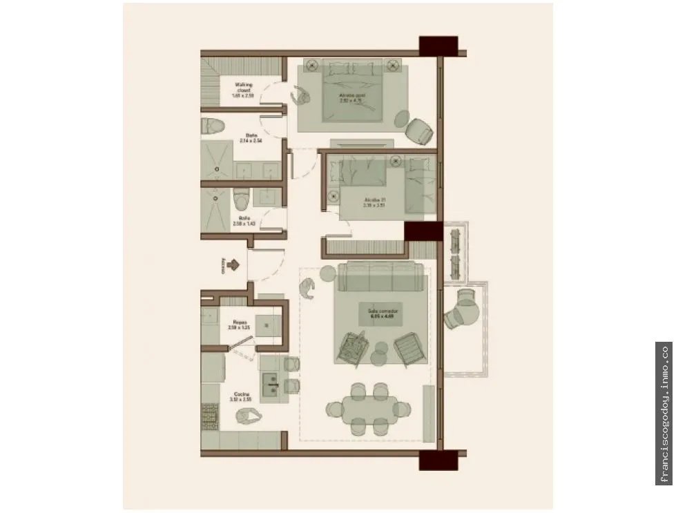 Apartamento en venta en santa maría, panamá