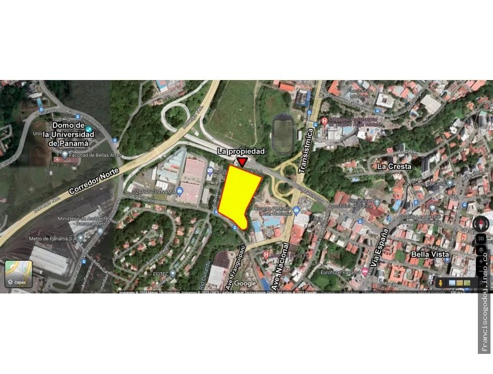 Alquiler de lote estratégico en ancón, ciudad de panamá
