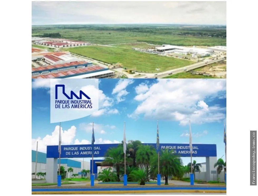 Se vende terreno en parque industrial de las américas