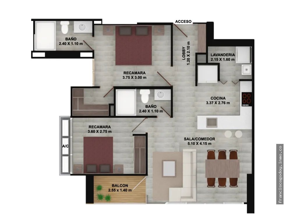 Venta de apartamento en azurre ph 42, bella vista