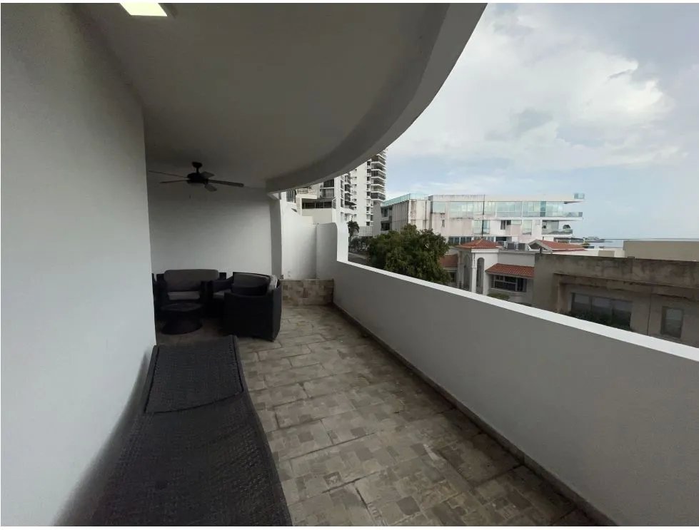 Alquiler de apartamento en edificio crillón, paitilla