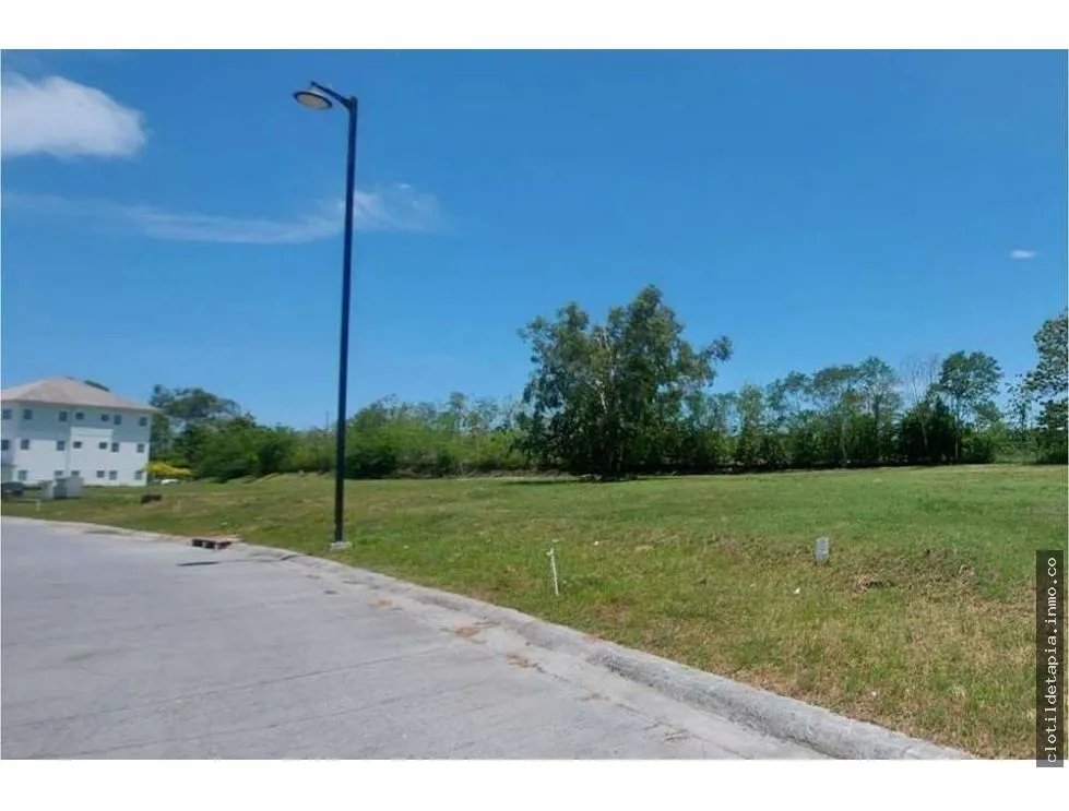 En venta lote en gatún, bijao beach club & residences