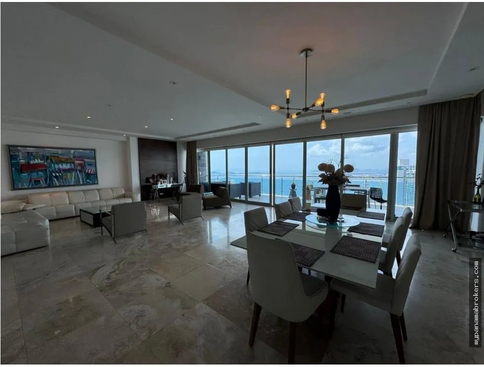 Venta o alquiler de apartamento amoblado en punta pacífica, panamá