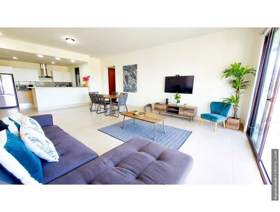 Venta de apartamento amoblado en residencial altamar, san carlos