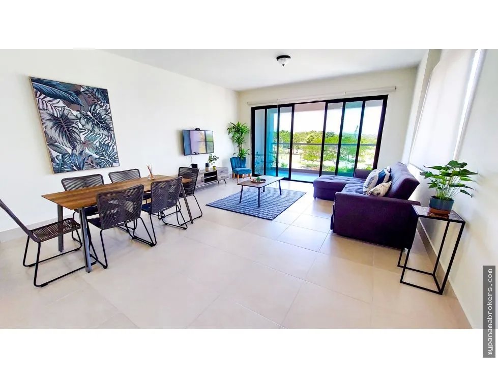 Venta de apartamento amoblado en residencial altamar, san carlos