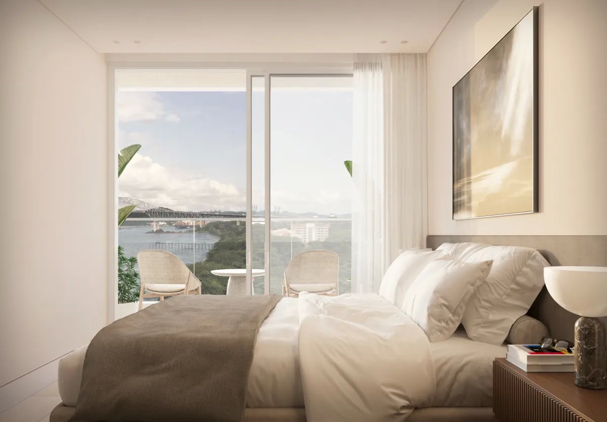 Nautilus Amador: Exclusivo Studio de Lujo con Vista Lateral al Canal