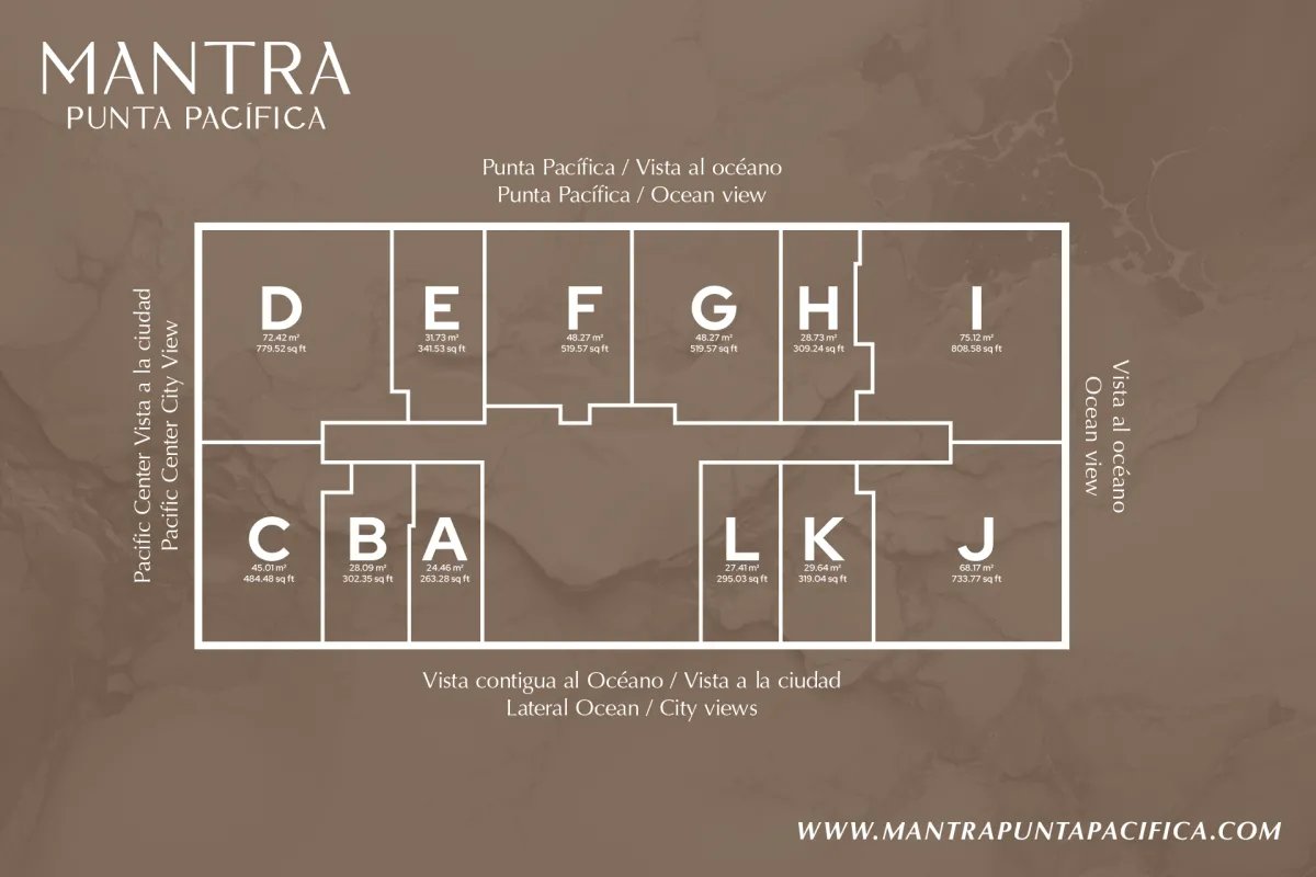 Exclusivo en Mantra Punta Pacífica: Lujo con Vista al Mar de 75.12 m²