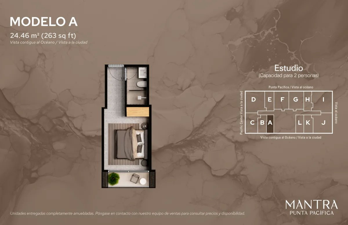 Mantra Punta Pacífica: Studio de Lujo  Ideal Turismo Médico
