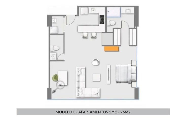 Venta de Apartamentos en Arcadia Costa del Este.