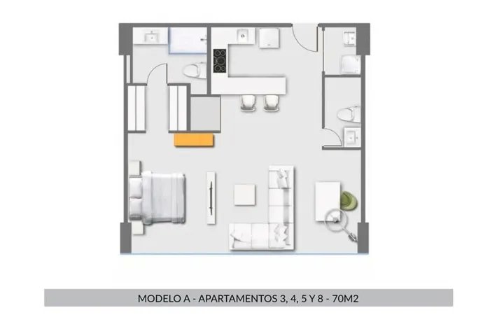 Venta de Apartamentos en Arcadia Costa del Este.