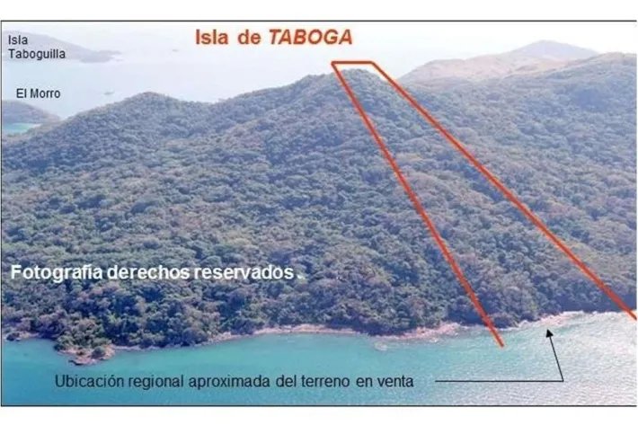 Venta de Terreno en Isla Taboga, Golfo de Panamá