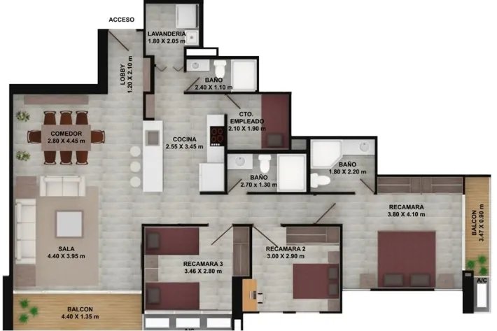 Venta de apartamento en Azurre PH 42, Bella Vista