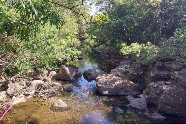 For Sale 2.5 hectares property in Las Lajas de Coronado, with river and waterfalls.