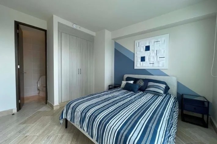 Apartamento amoblado con vista a la ciudad en Costa del Este