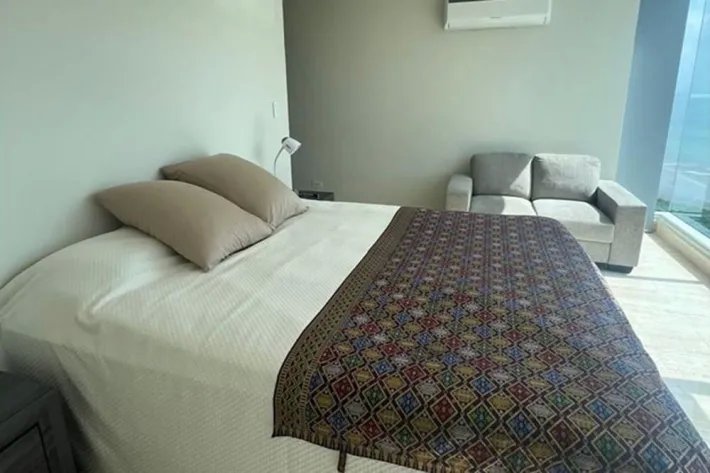 Apartamento amoblado en alquiler con vista al mar, Costa del Este
