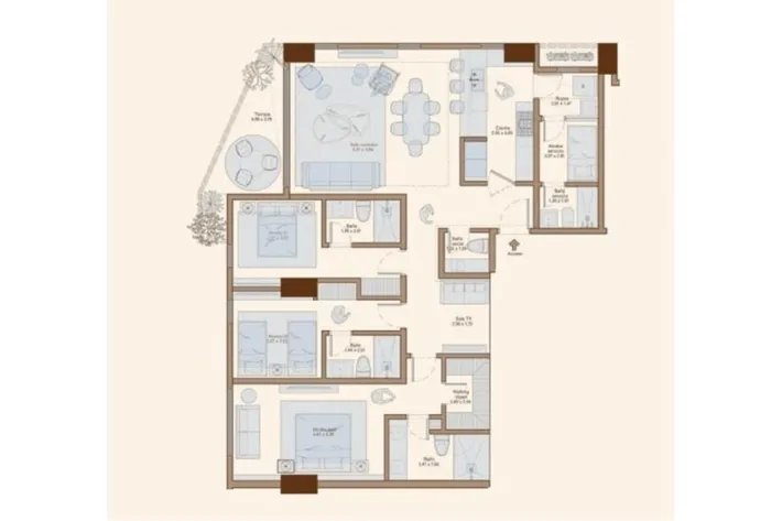 Apartamento en venta en Santa María, Panamá