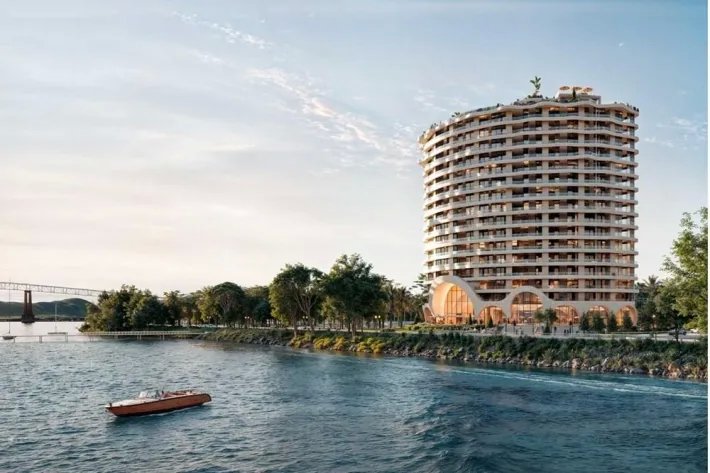 Luxurious apartments for sale in Amador Causeway with views of the Panama Canal.