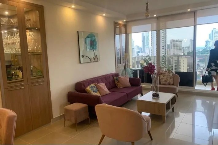 Alquiler de apartamento amoblado en PH Diana, Obarrio, Panamá