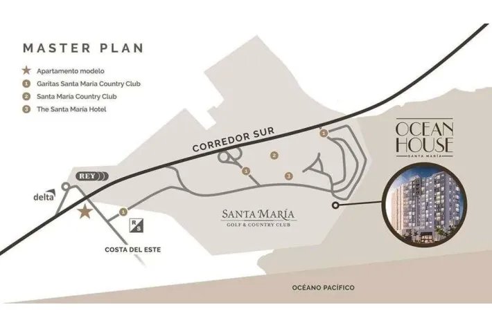 Venta de apartamento en Ocean House, Santa María