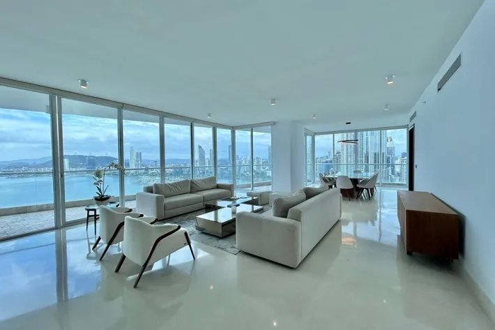 Alquiler de apartamentos amoblados o con linea blanca en PH The Point, Punta Pacifica