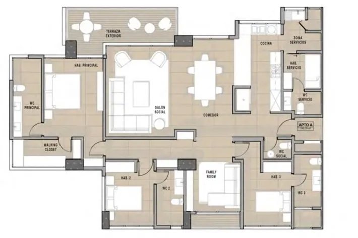 Apartment for sale in Costa del Este, Panama