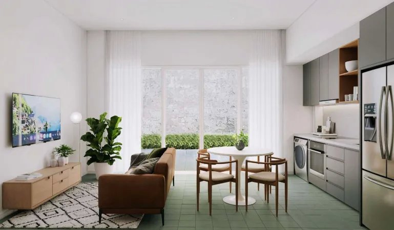 Venta de apartamentos de 1 recamara en edificio Casa Variedades, Casco...