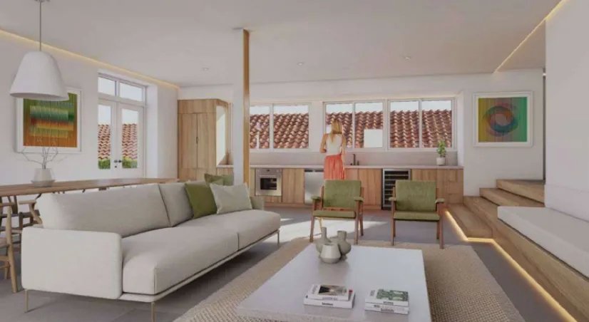 Venta de apartamento tipo Loft en edificio Las Bóvedas, Casco Antiguo