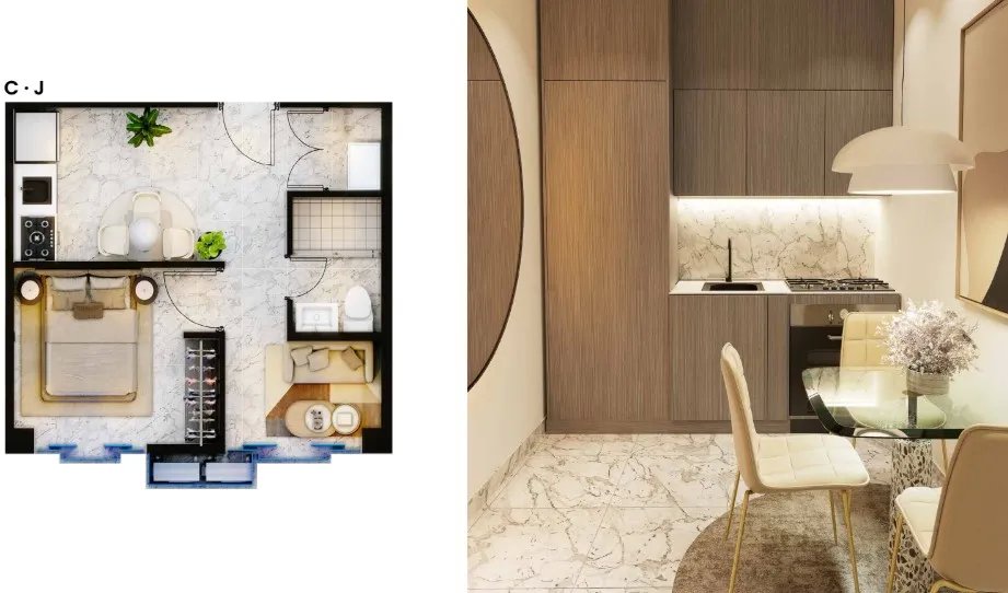 Venta de apartamentos en The Walker Wellness Center, Calle 50
