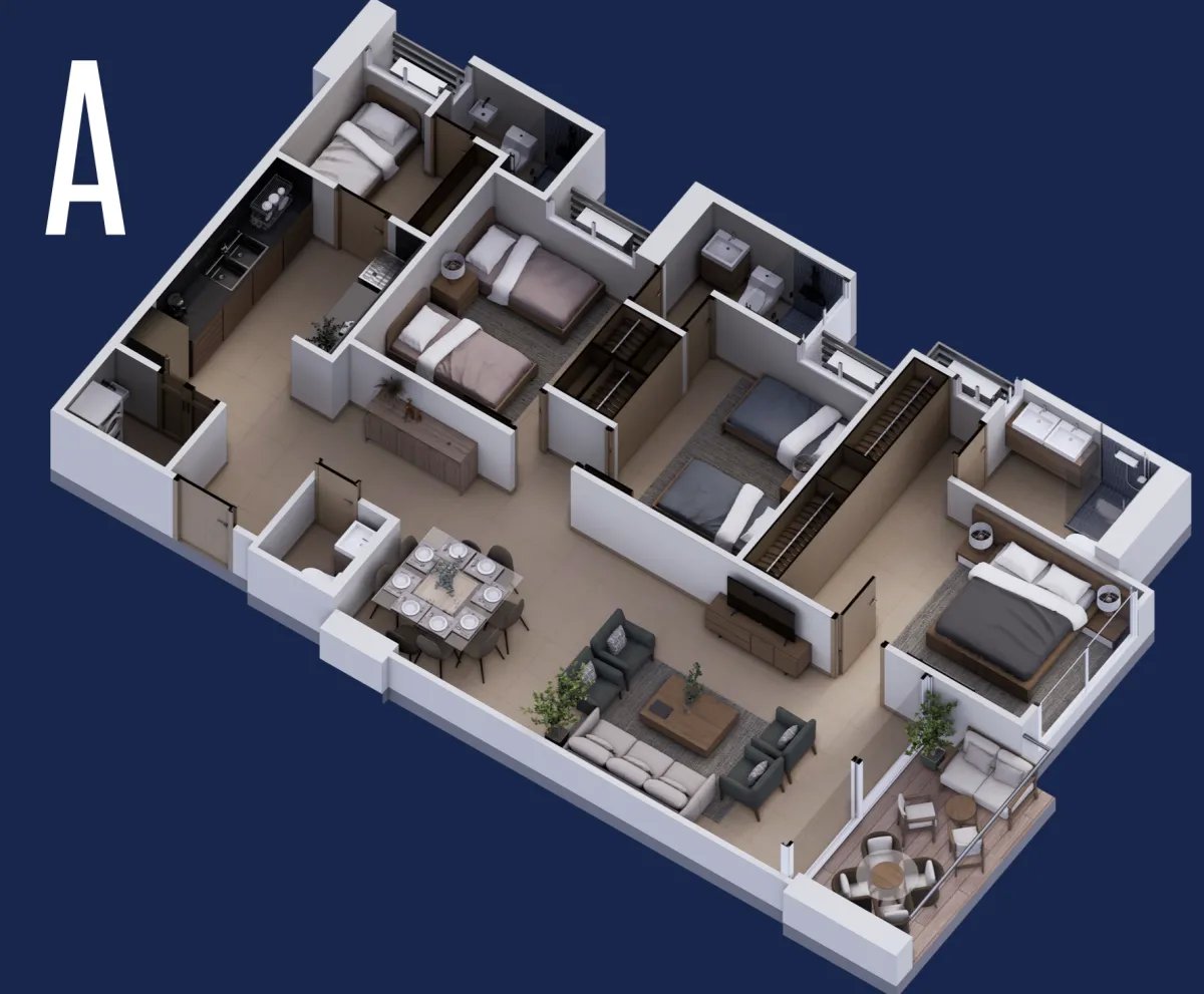 Venta de apartamento en PH ASÍS - modelo A