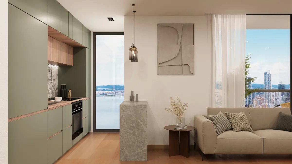 Venta de apartamento en Moderna 360 en Marbella.