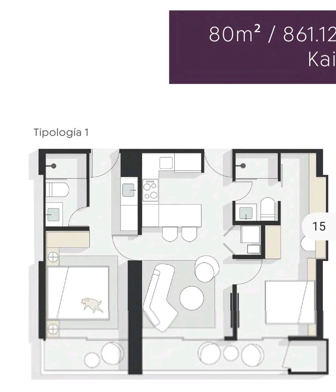 Sale of apartment in Punta Pacifica