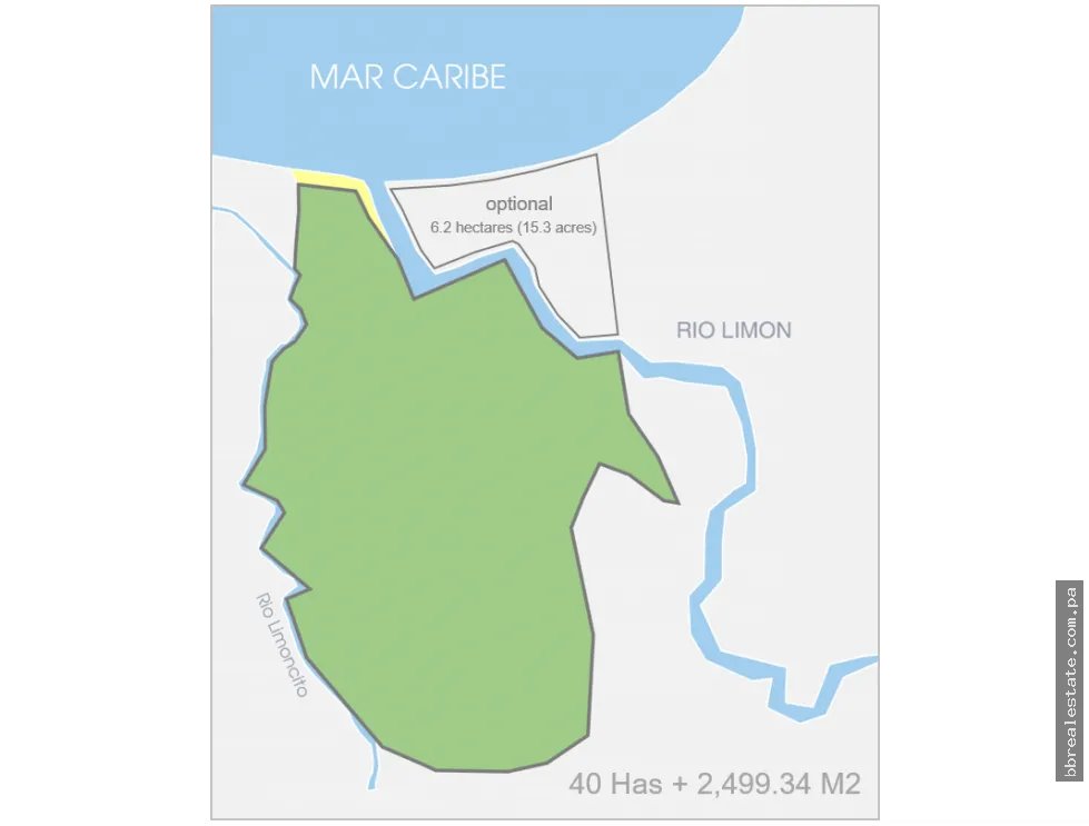 Venta de terreno de playa, Colón Costa Abajo Platanal
